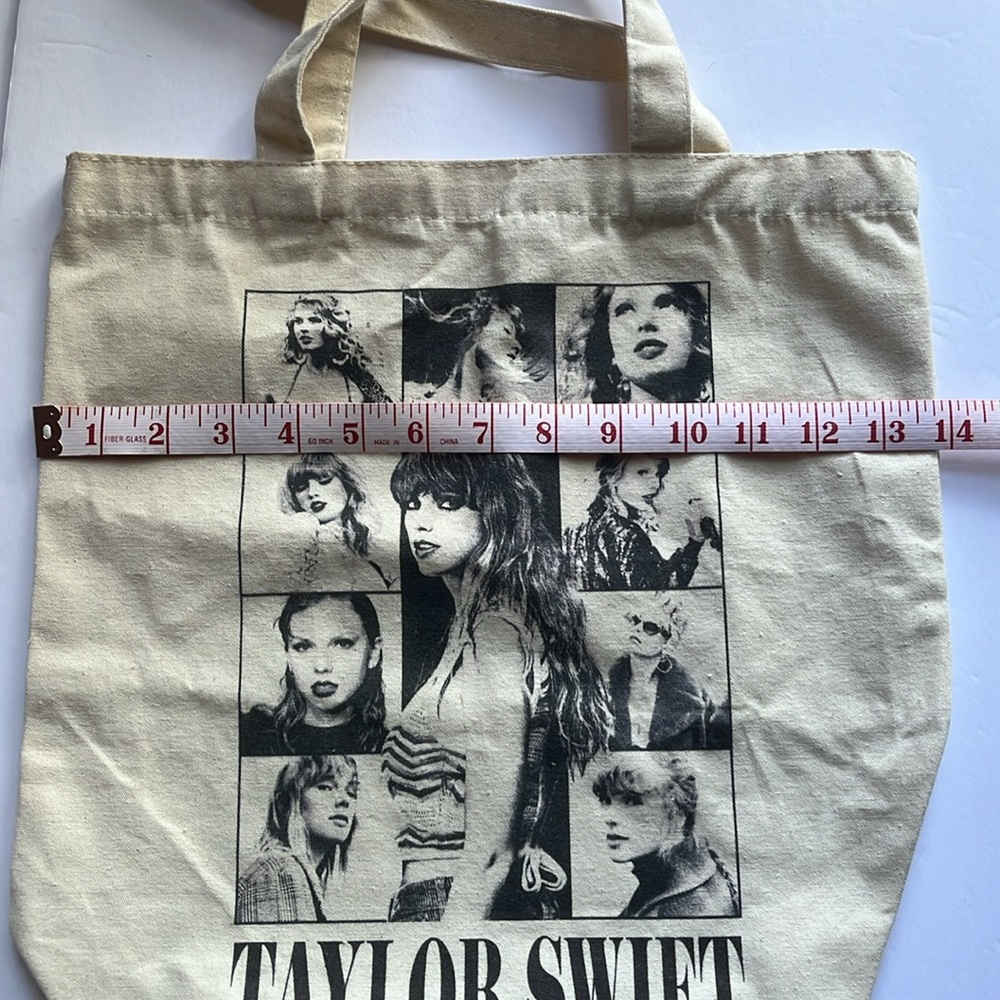 Taylor Swift Tote Bag The Eras Tour Cotton Canvas Totebag - Picture 11 of 16